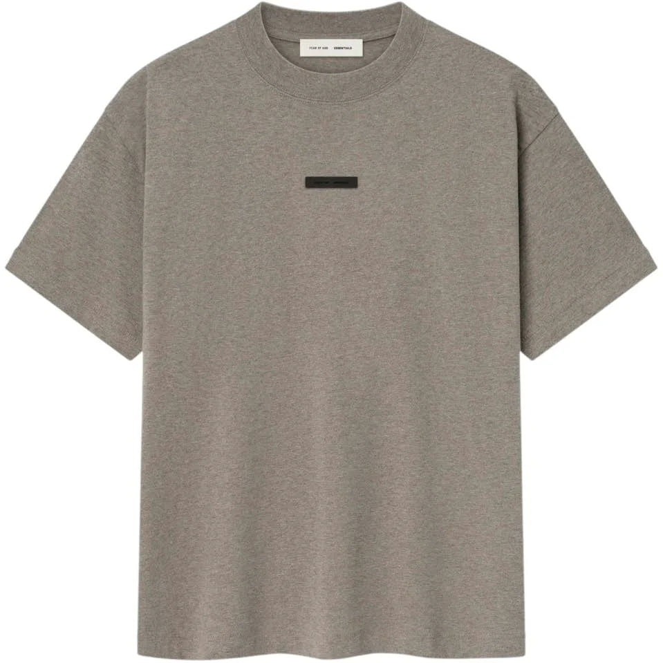 Playera ESSENTIALS Ss25 HEATHER GRE