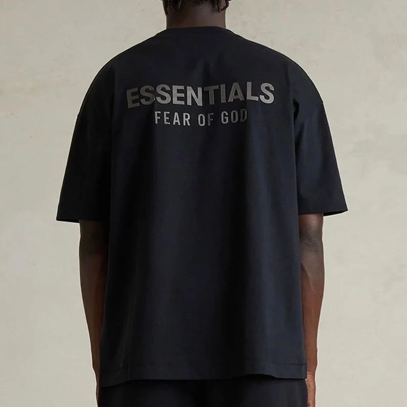 Playera ESSENTIALS Ss25 JET BLACK